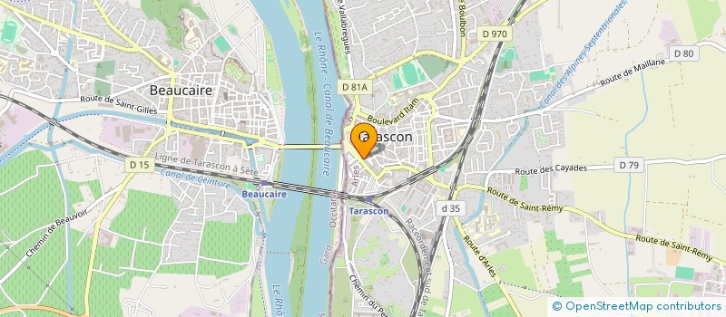 localisation de l'entreprise SARL PRO INVEST  TARASCON