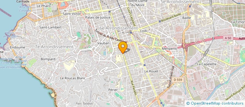 localisation de l'entreprise SARL PRO-INVEST à MARSEILLE