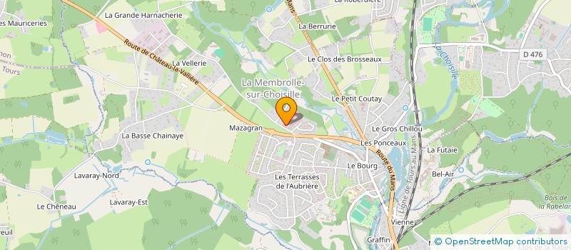 localisation de l'entreprise SARL PRO LOGICS à LA MEMBROLLE-SUR-CHOISILLE