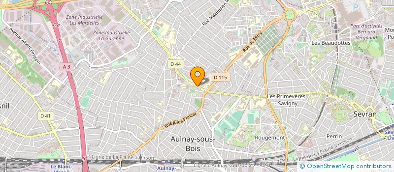 localisation de l'entreprise SARL PRO.MAT à AULNAY-SOUS-BOIS
