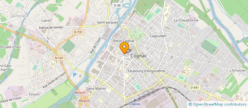 localisation de l'entreprise SARL PRO NET AZUR à COGNAC