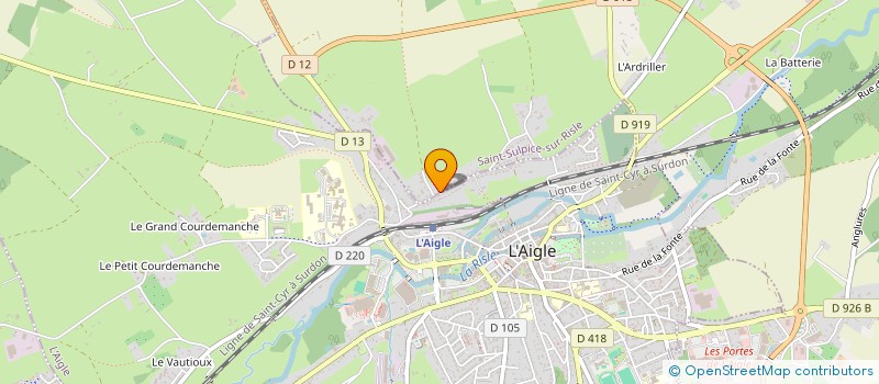 localisation de l'entreprise SARL PRO'POSE à SAINT-SULPICE-SUR-RISLE