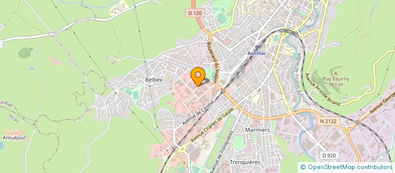 localisation de l'entreprise SARL PRO RENOV à AURILLAC