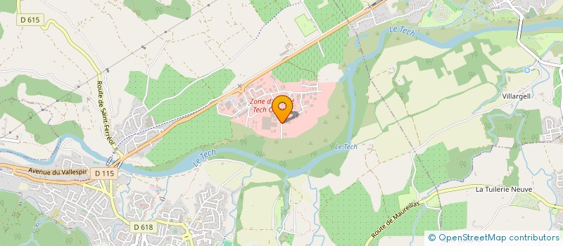 localisation de l'entreprise SARL PRO SOLAIRE à CERET