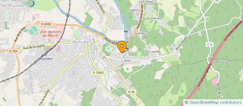 localisation de l'entreprise SARL  PRO-TECH-FOUDRE  SAINT-MICHEL-DE-DOUBLE