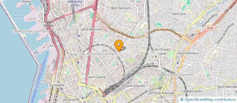 localisation de l'entreprise SARL PRO TIFS  MARSEILLE