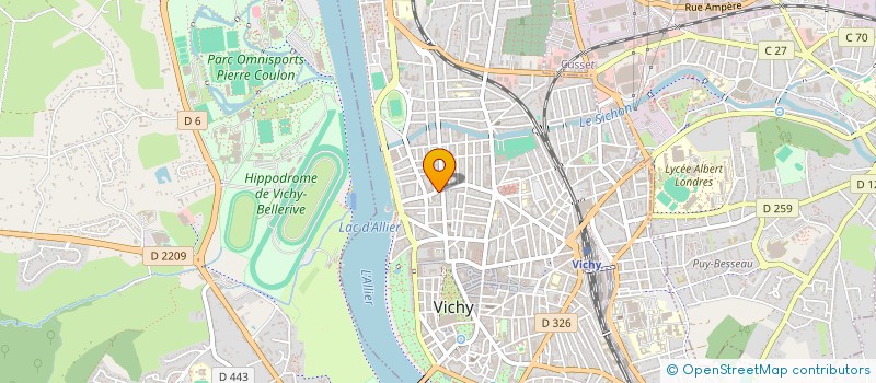 localisation de l'entreprise SARL PROACTIV à VICHY