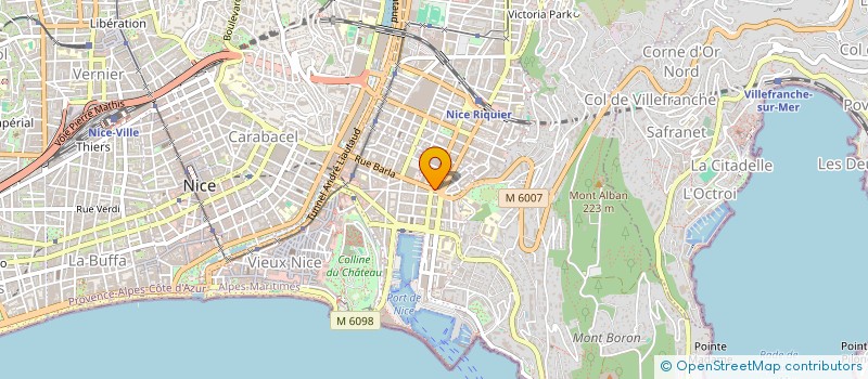 localisation de l'entreprise SARL PROALU à NICE