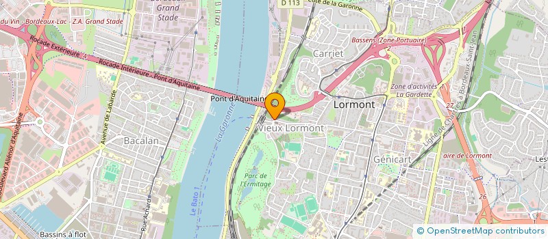 localisation de l'entreprise SARL PROBAT AQUITAINE  LORMONT