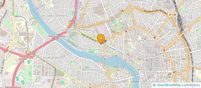 localisation de l'entreprise SARL PROBAT SUD OUEST  TOULOUSE