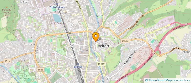 localisation de l'entreprise SARL PROBATI 90 à BELFORT
