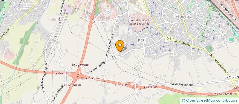 localisation de l'entreprise SARL PRODHOMME à TREGUEUX
