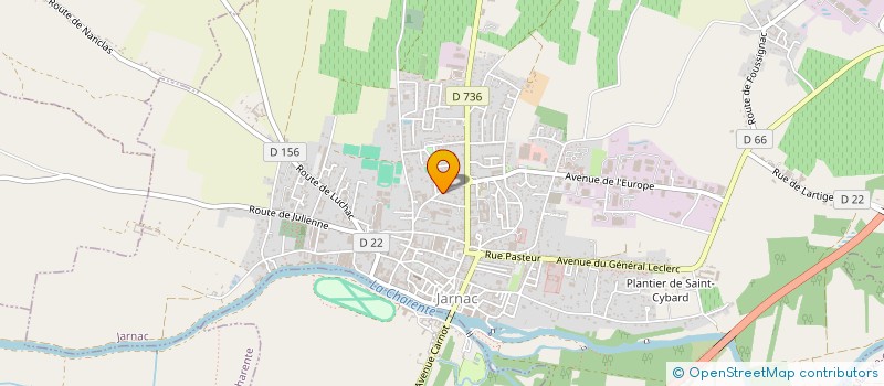 localisation de l'entreprise SARL PRODIGL à JARNAC