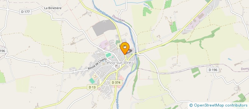 localisation de l'entreprise SARL PRODUCTION HYDROELECTRIQUE DE LA SIENNE  TESSY-BOCAGE