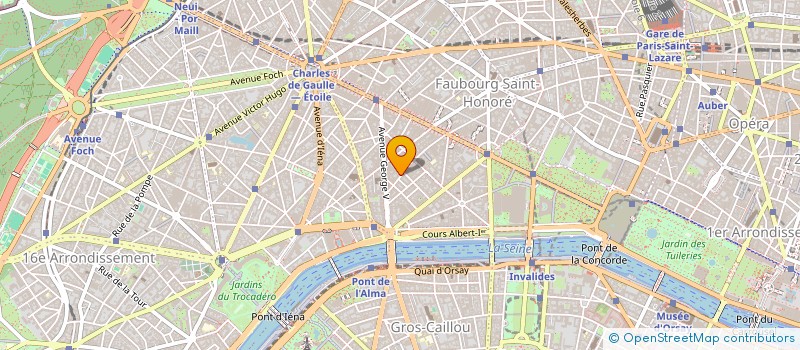 localisation de l'entreprise SARL PRODUCTION RENTABILITE LOCATIONS  PARIS