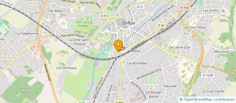 localisation de l'entreprise SARL PROFESSIONS IMMOBILIERES à DREUX