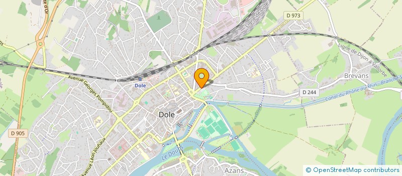 localisation de l'entreprise SARL PROFIL à DOLE