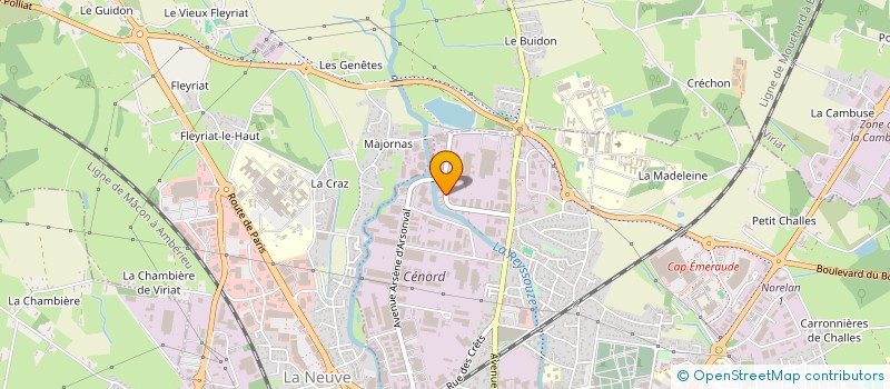 localisation de l'entreprise SARL PROFLEX à BOURG-EN-BRESSE