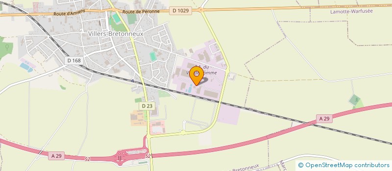 localisation de l'entreprise SARL PROGER à VILLERS-BRETONNEUX