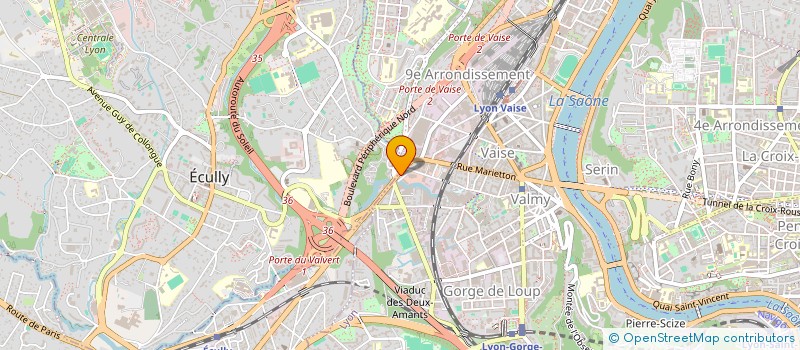 localisation de l'entreprise SARL PROLIGHT  LYON