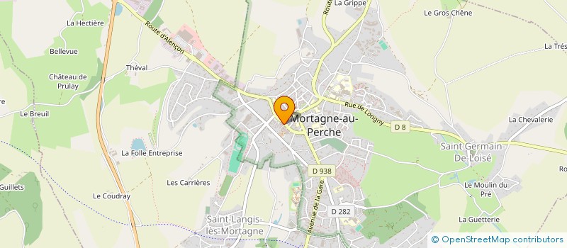 localisation de l'entreprise SARL PROMA à MORTAGNE-AU-PERCHE