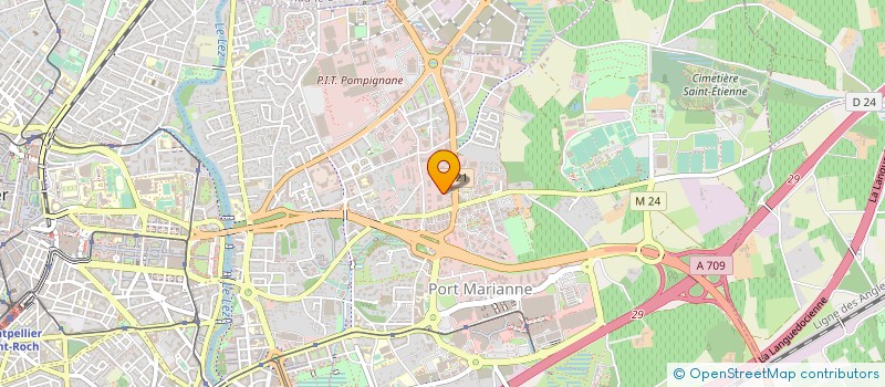 localisation de l'entreprise SARL PROMINVEST à MONTPELLIER