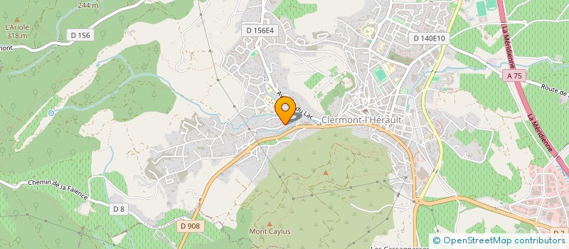 localisation de l'entreprise SARL PROMO LANG  CLERMONT-L'HERAULT