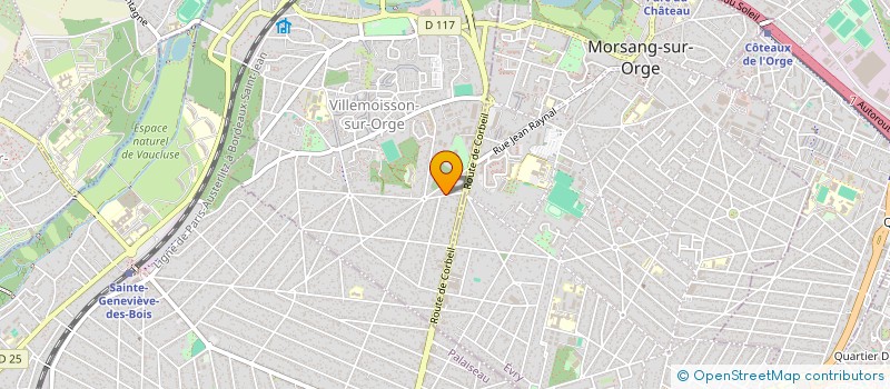 localisation de l'entreprise SARL PROMOGEFI  VILLEMOISSON-S-ORGE
