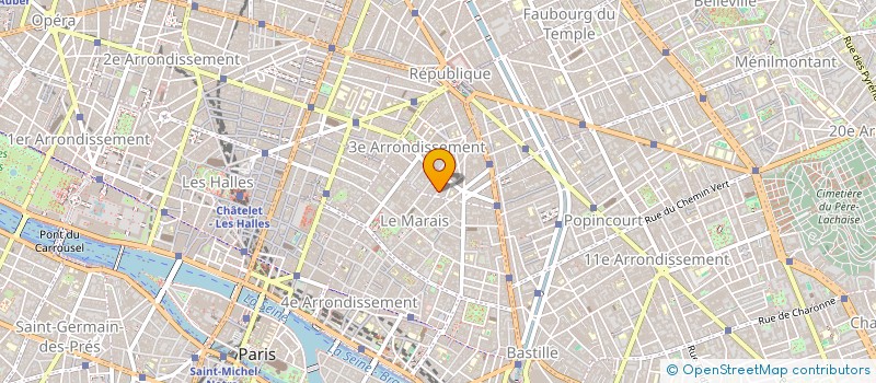 localisation de l'entreprise SARL PROMOMUS  PARIS