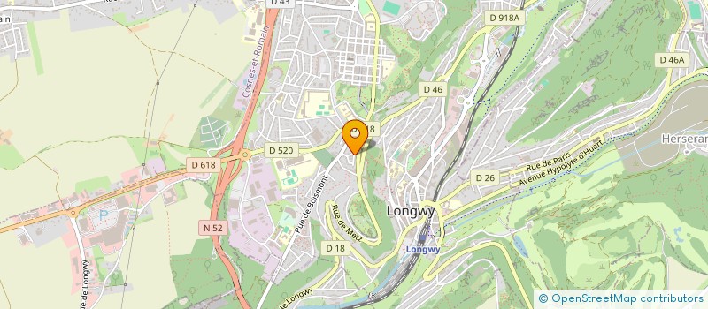localisation de l'entreprise SARL PROMOTION IMMOBILIER à LONGWY