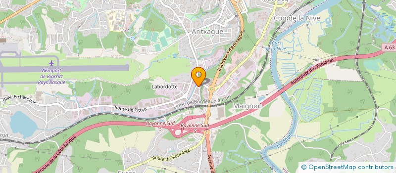 localisation de l'entreprise SARL PRONETT à ANGLET