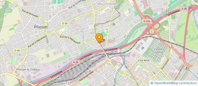 localisation de l'entreprise SARL PROS AUTOS  MULHOUSE