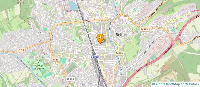localisation de l'entreprise SARL PROSPERE à BELFORT