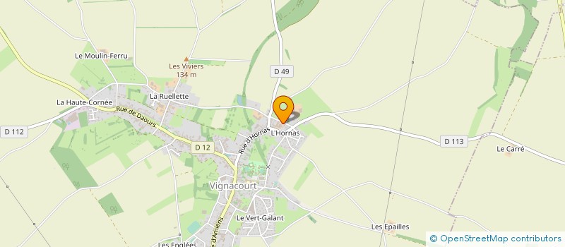 localisation de l'entreprise SARL PROSTOCK à VIGNACOURT