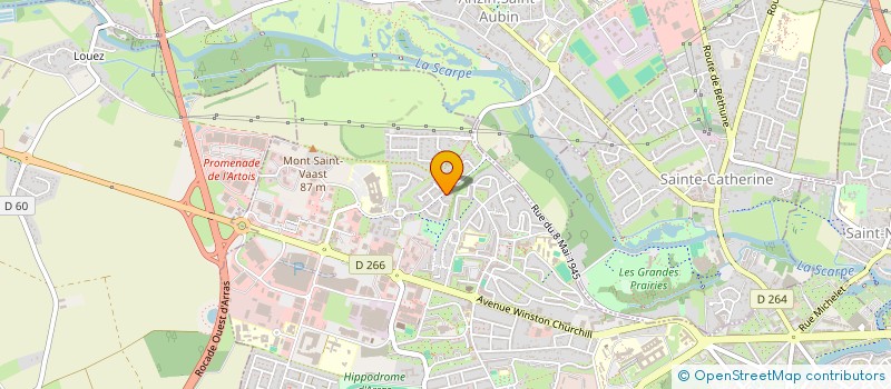 localisation de l'entreprise SARL PROTECT SERVICES à ARRAS