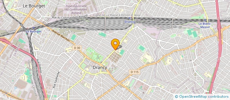 localisation de l'entreprise SARL PROTECTION GARDIENNAGE SECURITE PRIVEE  DRANCY