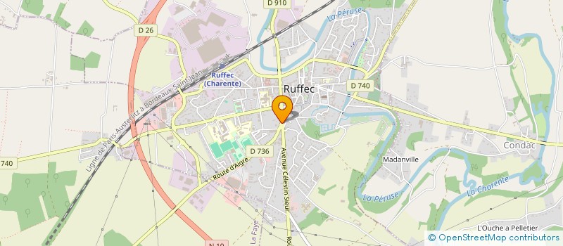 localisation de l'entreprise SARL PROTECTOR à RUFFEC