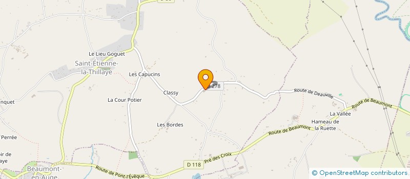 localisation de l'entreprise SARL PROTEE COM à SAINT-ETIENNE-LA-THILLAYE
