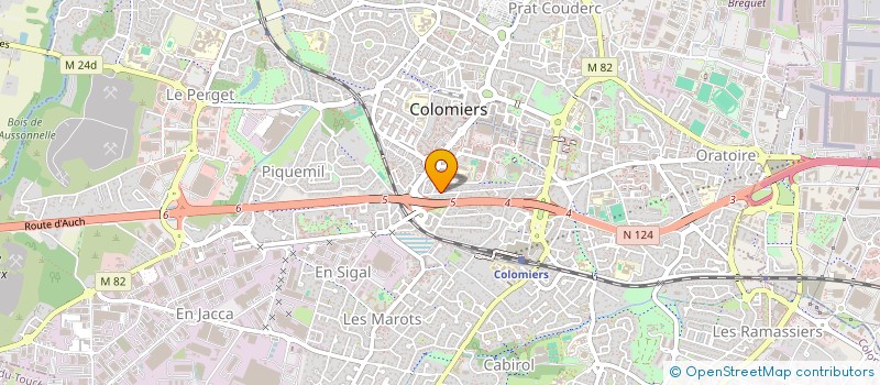 localisation de l'entreprise SARL PROTHESE 99 à COLOMIERS