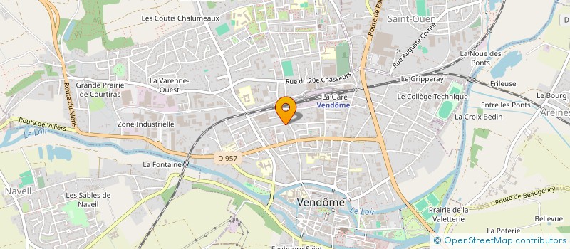 localisation de l'entreprise SARL PROTHESES DU VAL DE LOIR  VENDOME