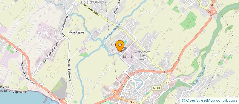 localisation de l'entreprise SARL PROTRANS à SAINT-PIERRE