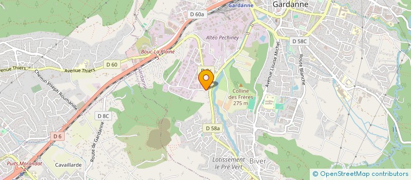 localisation de l'entreprise SARL PROTUB à GARDANNE