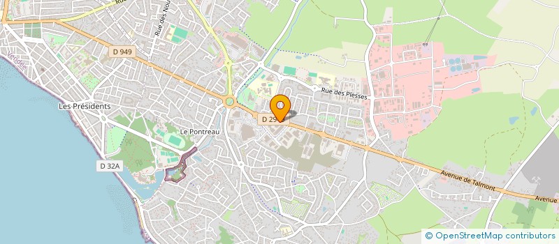 localisation de l'entreprise SARL PROUD à LES SABLES D'OLONNE