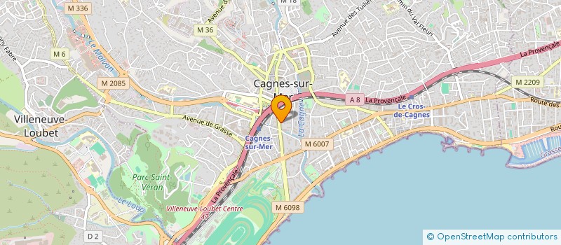 localisation de l'entreprise SARL PROVAL à CAGNES-SUR-MER