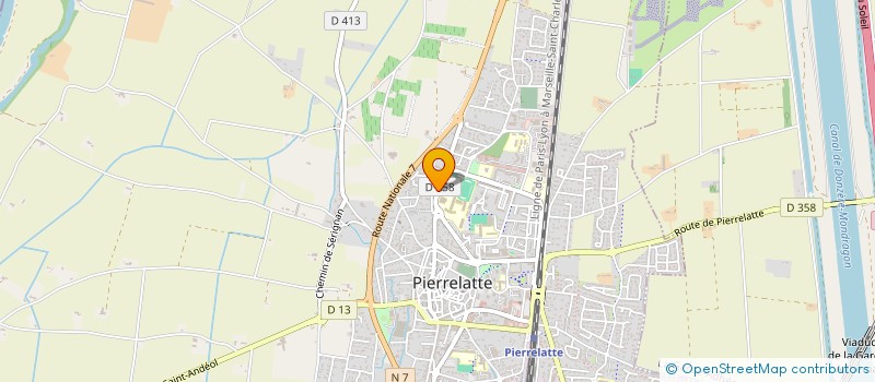 localisation de l'entreprise SARL PROVENCE AUTOMOBILES à PIERRELATTE