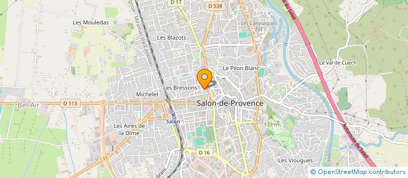 localisation de l'entreprise SARL PROVENCE GRAVURE  SALON-DE-PROVENCE