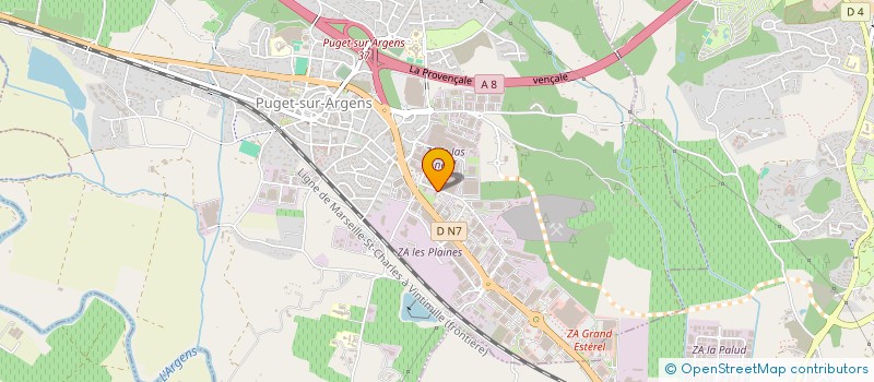localisation de l'entreprise SARL PROVENCE NEPTUNE à PUGET-SUR-ARGENS