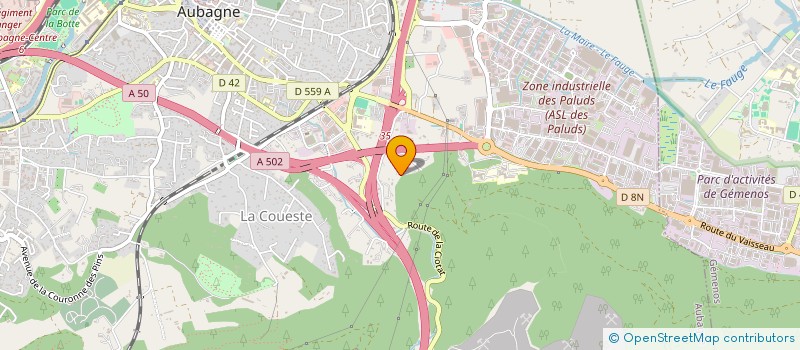 localisation de l'entreprise SARL PROVENCE PRIMEURS à AUBAGNE