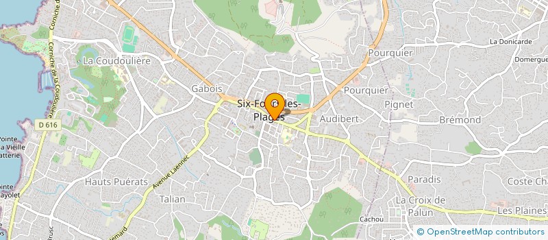 localisation de l'entreprise SARL PROVENSAL MUSIN à SIX-FOURS-LES-PLAGES