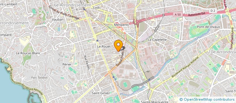 localisation de l'entreprise SARL PROVIM à MARSEILLE
